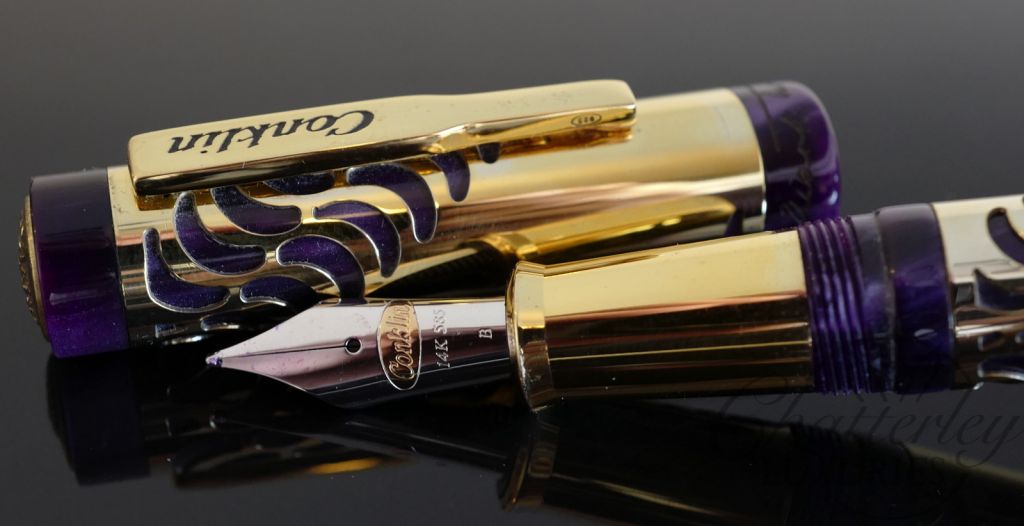 Conklin Mark Twain Crescent Glory Limited Edition Fountain Pen - Vermeil