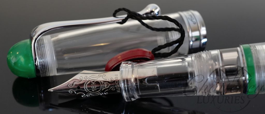 Aurora 88 Limited Edition Minerali Green Demonstrator Fountain Pen