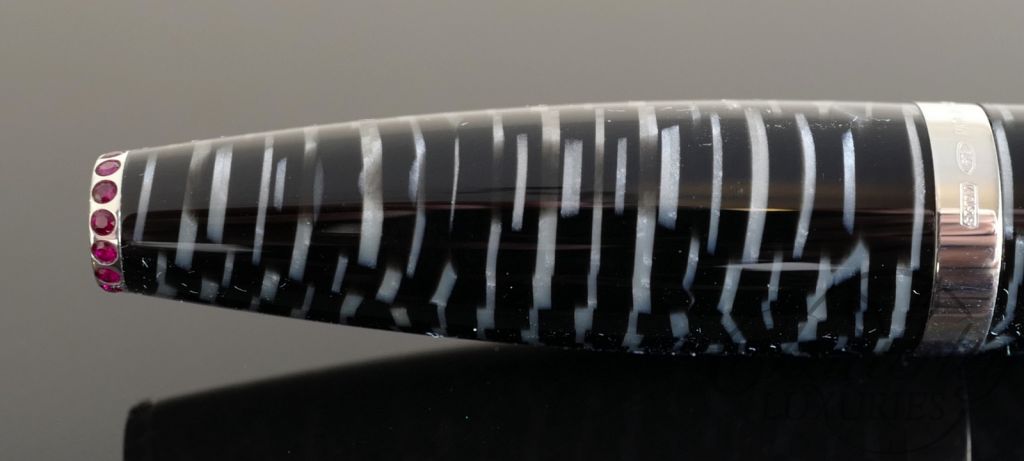 Montegrappa Beauty Book Lady Zebra Celluloid Limited Edition Fountain Pen Closeout