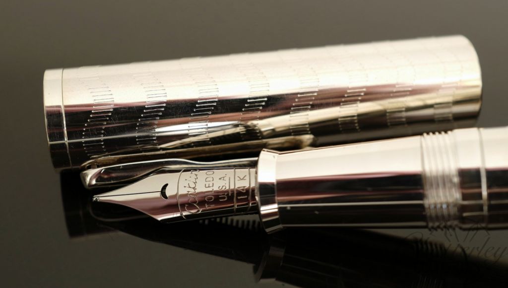 Conklin Limited Edition Sterling Silver Crescent Fountain Pen