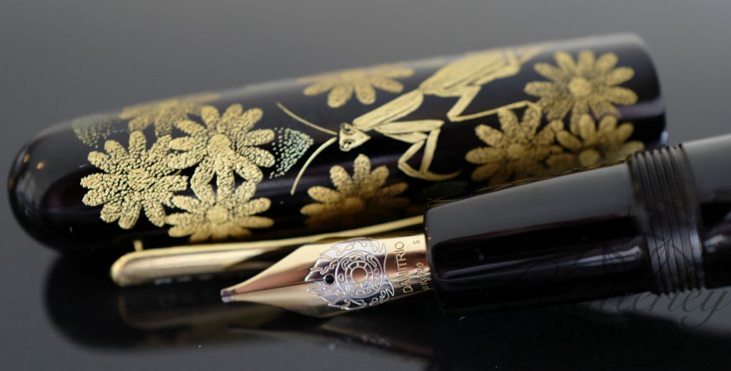 Danitrio Chinkin Praying Mantis Fountain Pen on Densho