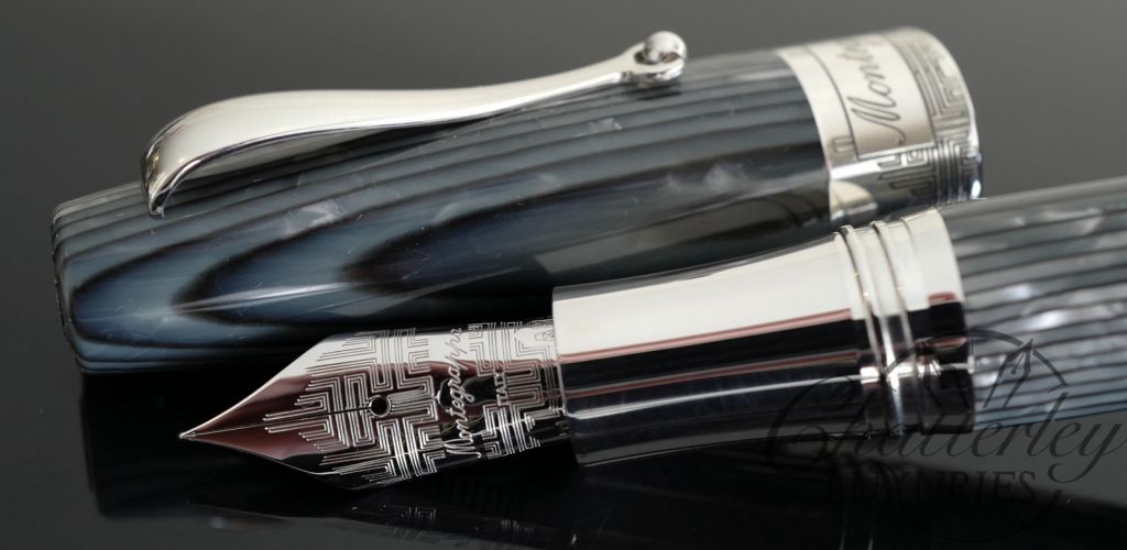 Montegrappa Extra Arte Deco Shiny Lines Limited Edition Fountain Pen