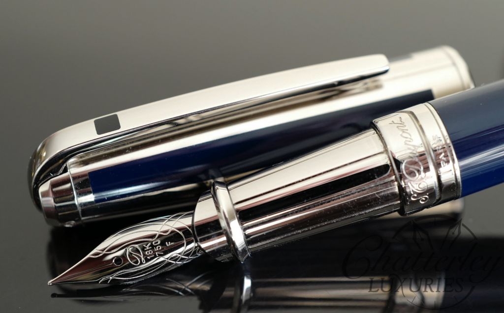 S.T. Dupont Olympio Midnight Blue Fountain Pen