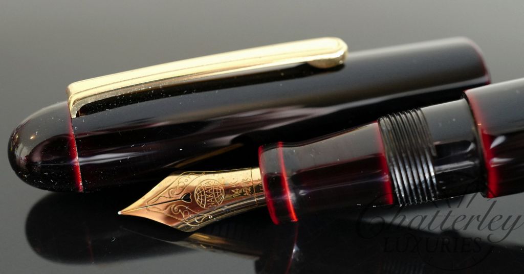 Nakaya Kuro Tamenuri Cigar Long Writer Fountain Pen