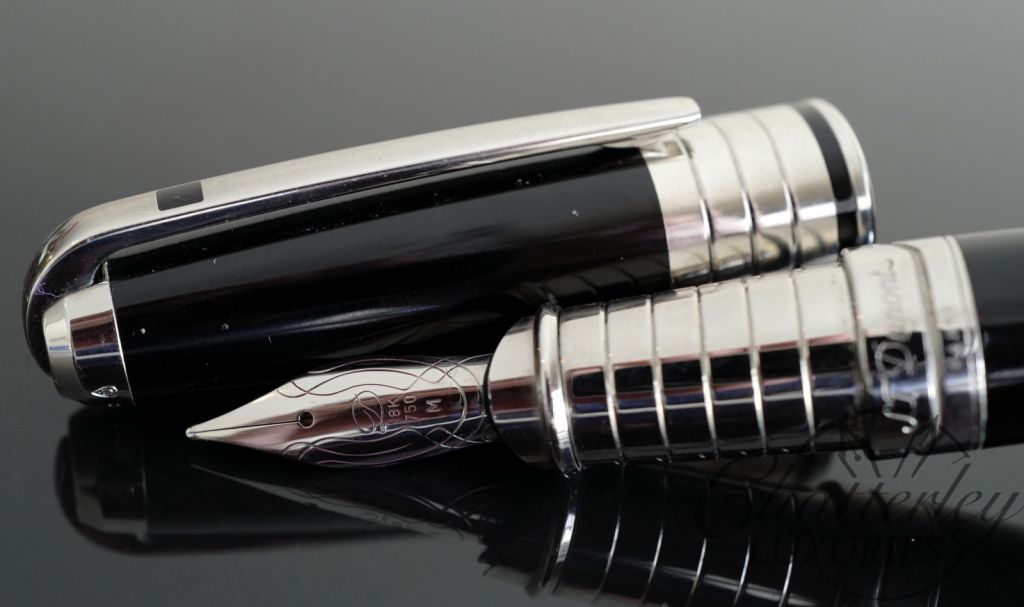 S.T. Dupont Grande Olympio Black Lacquer Fountain Pen