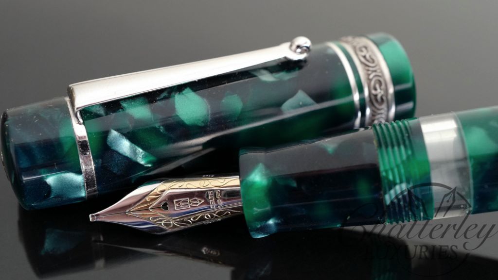 Chatterley Pens / Delta Stantuffo Verde Prototype Limited Edition Piston Filled Fountain Pen 00/16
