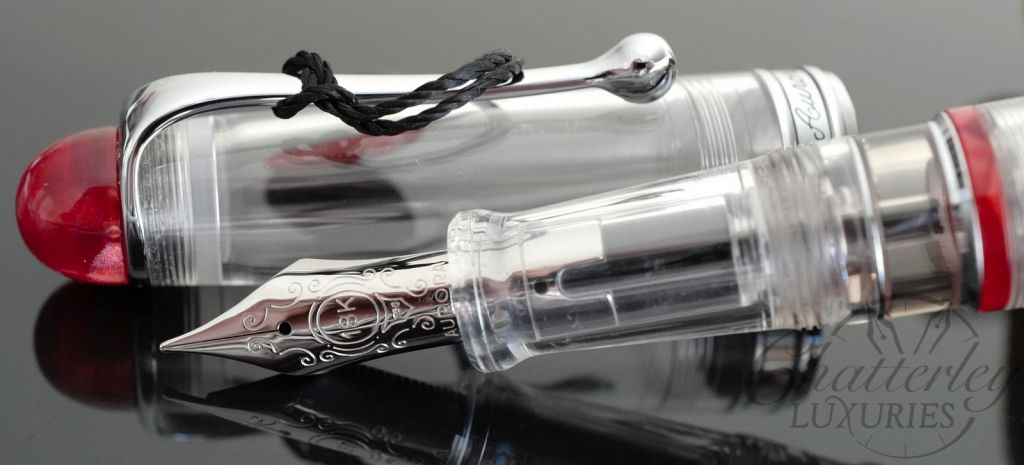 Aurora 88 Limited Edition Minerali Cinnabar Demonstrator Fountain Pen
