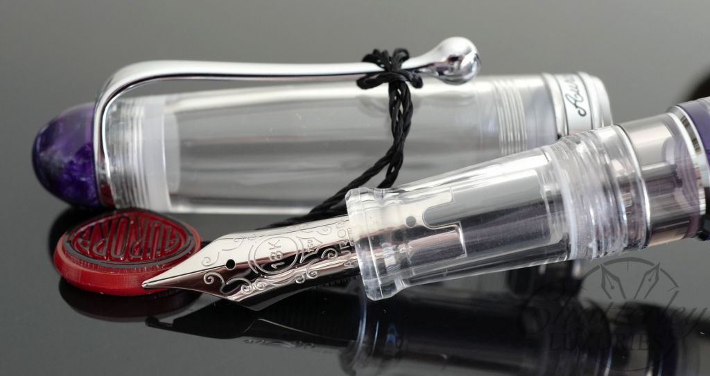 Aurora 88 Limited Edition Minerali Amethyst Demonstrator Fountain Pen
