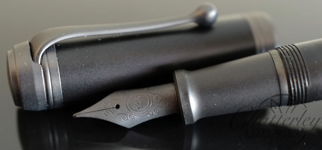 Aurora Talentum Black Ops Fountain Pen - Resin Cap