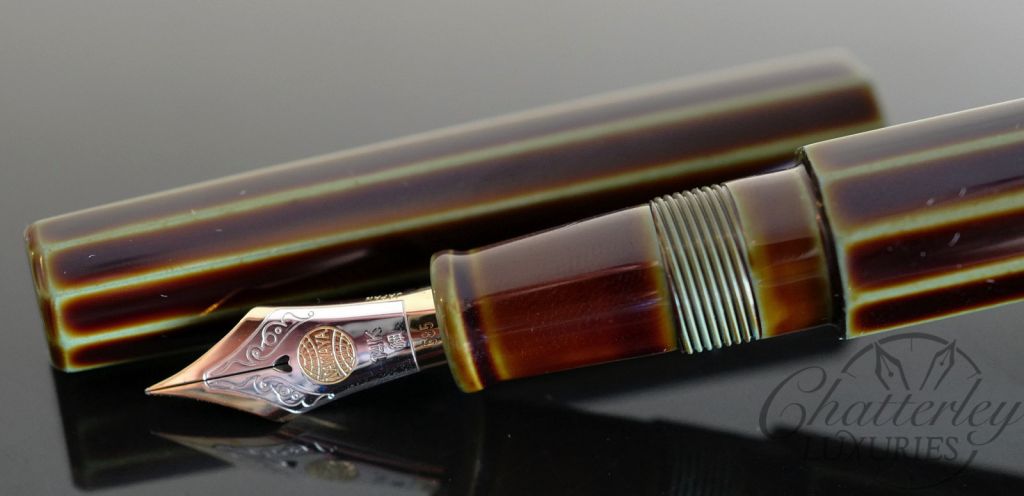Nakaya Decapod Cigar Heki-tamenuri Fountain Pen