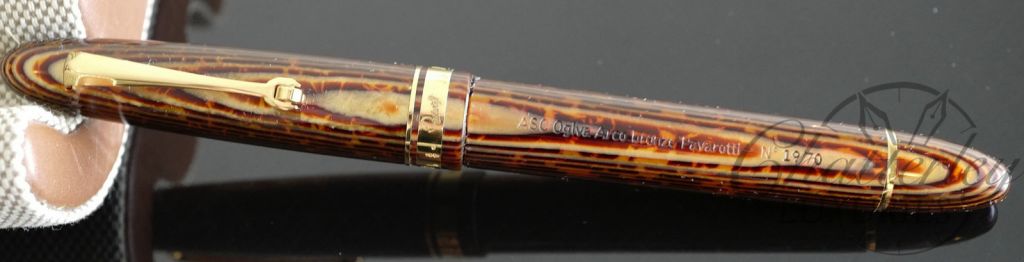 Armando Simoni Club Ogiva Arco Bronze Pavarotti 2 Fountain Pen - Image 3