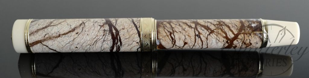 Visconti Millionaire Limited Edition Marble Forest Brown Fountain Pen - Image 3