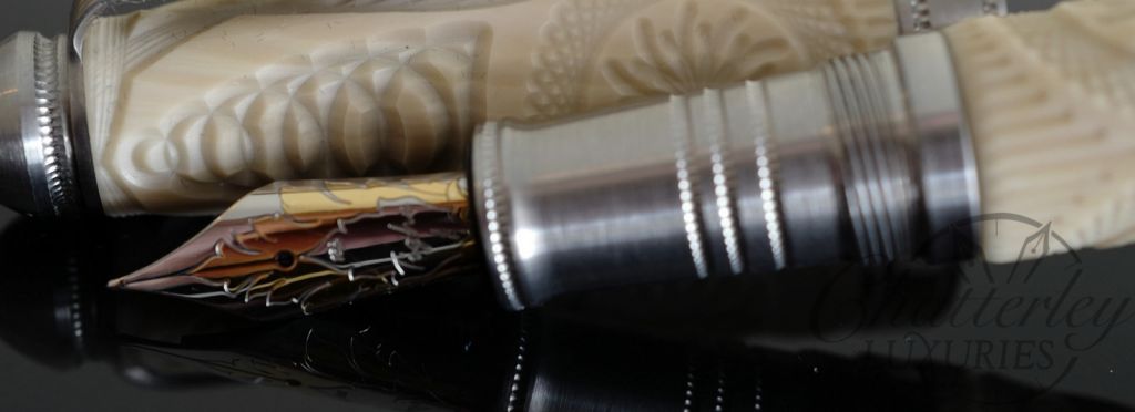 Grayson Tighe Victorian Faux Ivory Limited Edition Fountain Pen