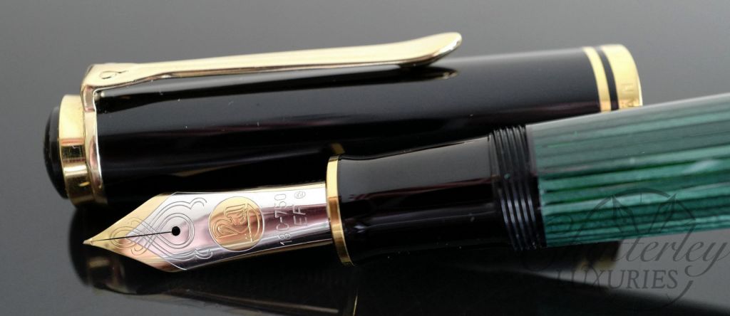 Pelikan Souveran M1000 Green Striated Fountain Pen