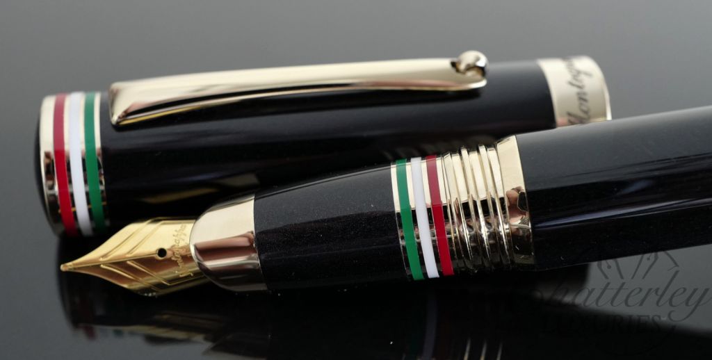 Closeout-Montegrappa Italia Black Fountain Pen