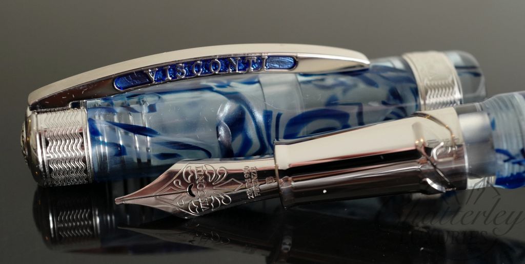 Visconti Ocean Breeze Limited Edition Demonstrator Fountain Pen Rhodium Trim