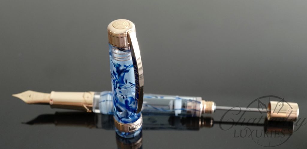 Visconti Ocean Breeze Limited Edition Demonstrator Fountain Pen Rose Gold Trim - Image 3