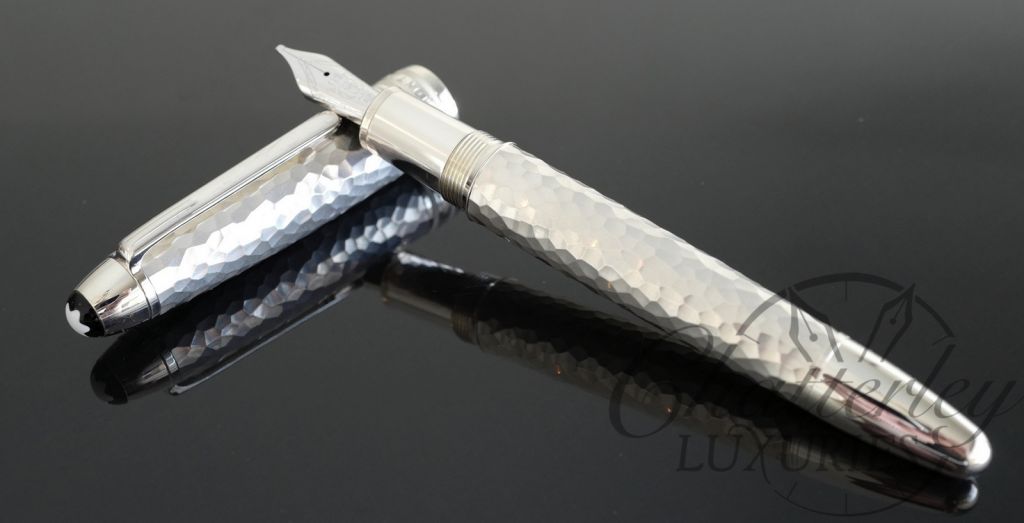 Montblanc Meisterstuck Martele Sterling Silver LeGrand Fountain Pen - Image 4