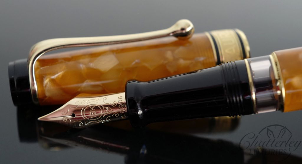 Flash Sale Aurora Optima 365 Cappuccino/Tortoise Shell Limited Edition Auroloide Fountain Pen