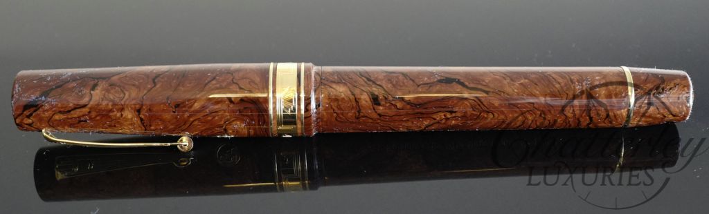 Armando Simoni Bologna Extra Three Kings Limited Edition Single Fountain pen "Burlwood" - Image 2