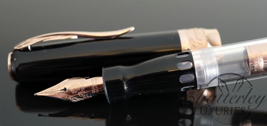 Pineider Mystery Filler Black Russian Fountain Pen