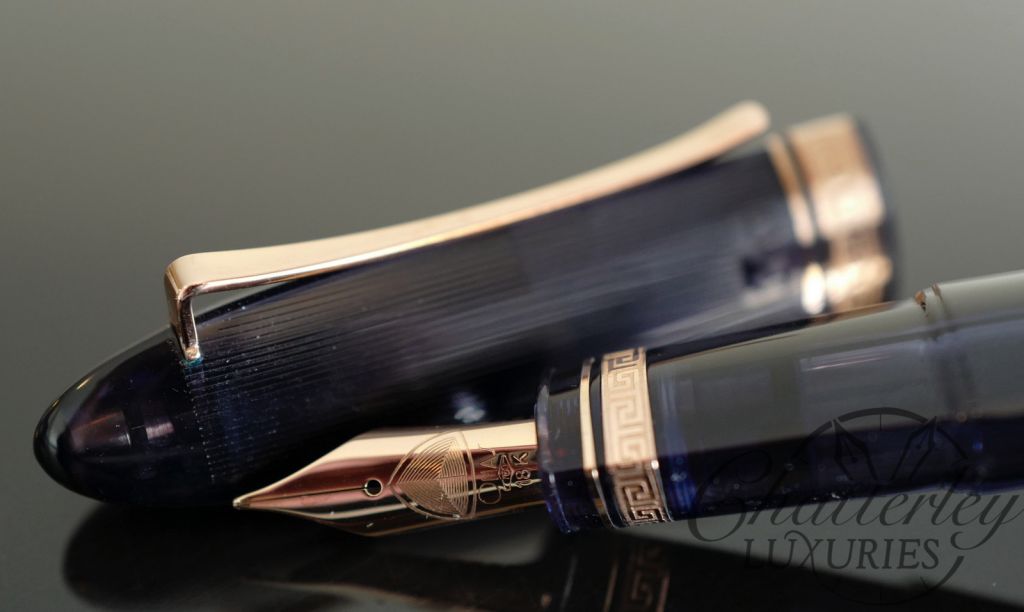 Omas 360 Fountain Pen Vintage Limited Edition Transparent Blue