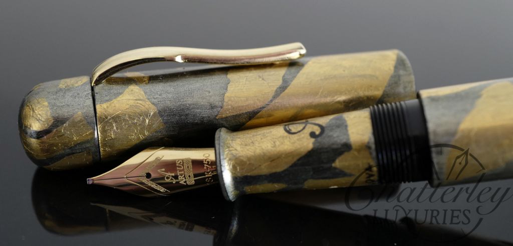 Artus Pen (one off) Gold Foil Fountain Pen
