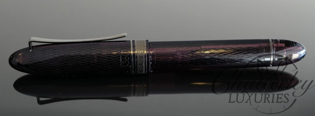Omas 360 Fountain Pen Vintage Limited Edition Transparent Smoky Grey - Image 3