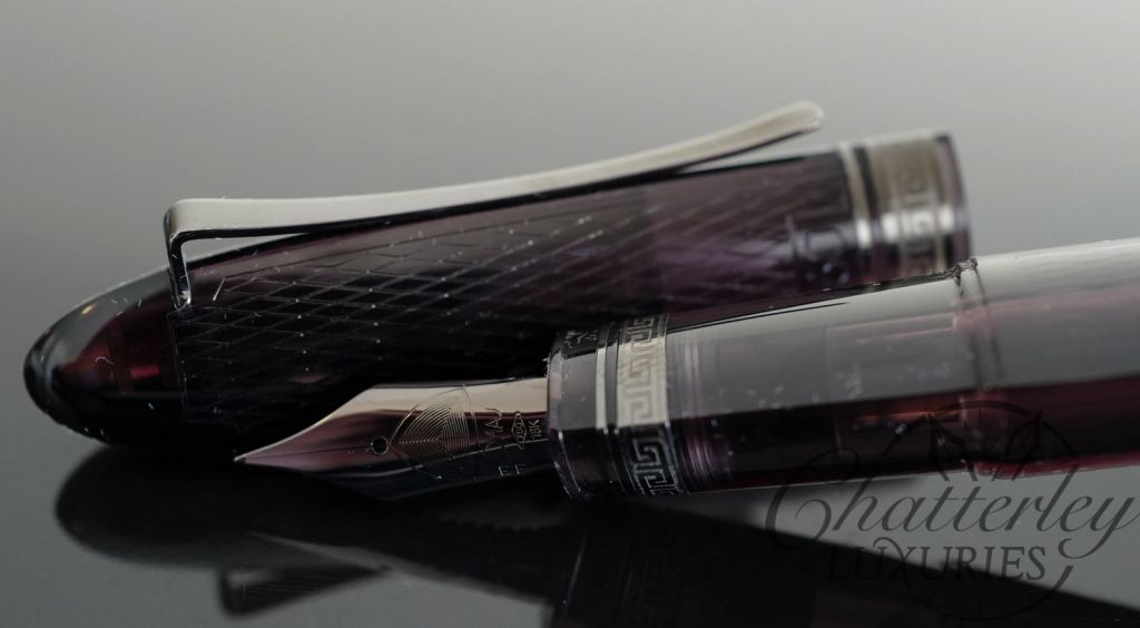 Omas 360 Fountain Pen Vintage Limited Edition Transparent Smoky Grey