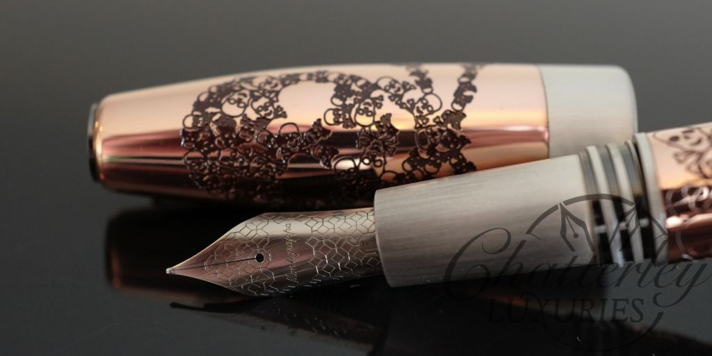 Closeout-Montegrappa Fountain Pen Fortuna Skull Copper