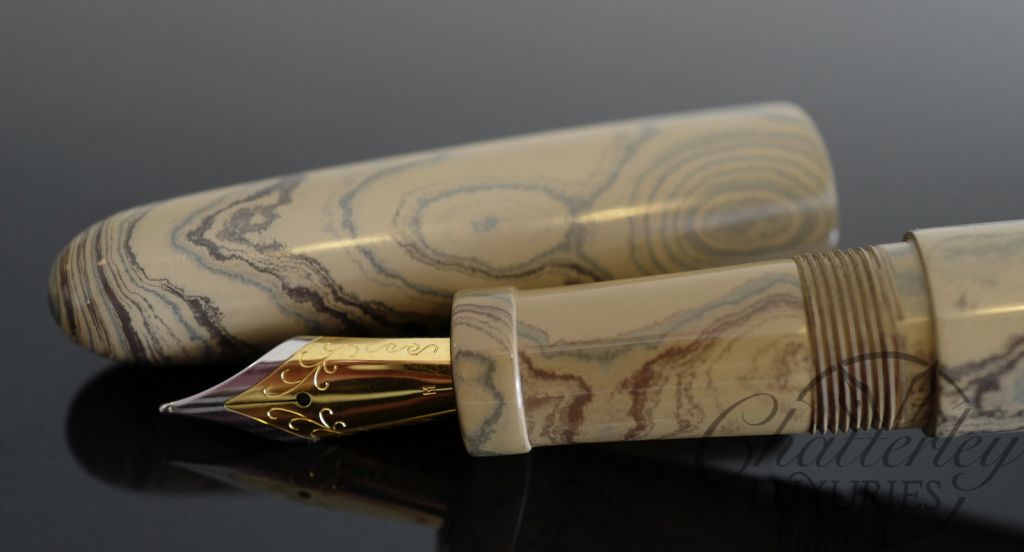 Carolina Pen Company Aiken Ebonite Swirl Fountain Pen