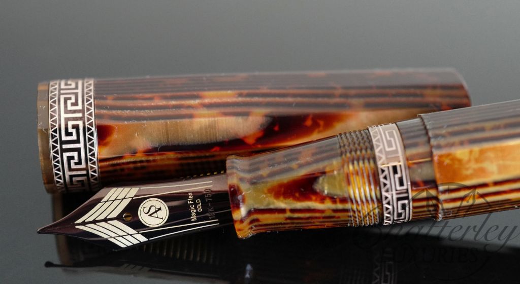 Armando Simoni Il Gladiatore Limited Edition Arco Bronze Fountain Pen - Image 8