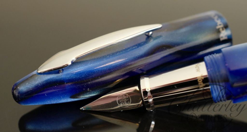 Rebecca Moss Royal Blue Swirl Fountain Pen