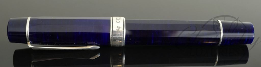 Classic Pens LB6 Virtues Limited Edition in Celestial: Space Blue Faceted Fountain Pen - Image 4