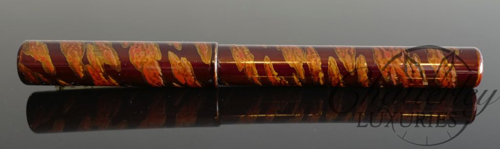 Taccia Artist Proof Yakumo Nuri in Dark Red/Gold/Orange Urushi Collection 00/50 - Image 3
