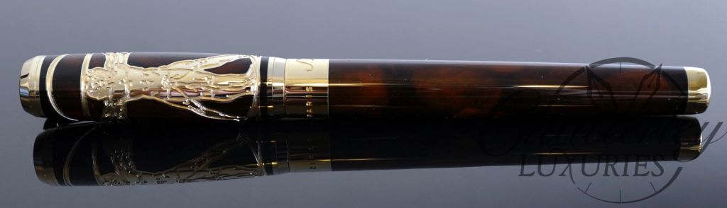 S.T. Dupont Vitruvian Man Limited Edition Writing Kit Fountain Pen and Writing pad - Image 4