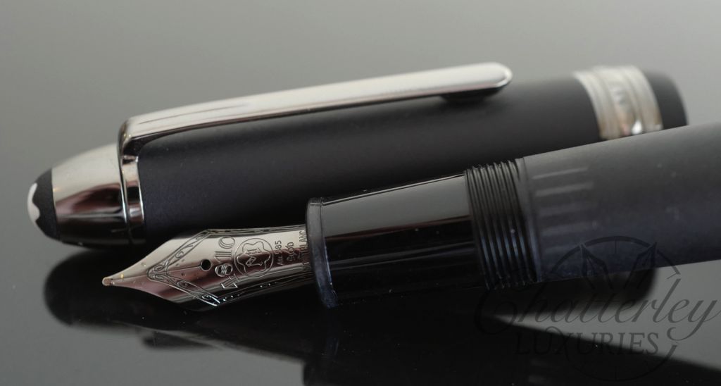 Montblanc Meisterstuck Ultra Black LeGrand Fountain Pen