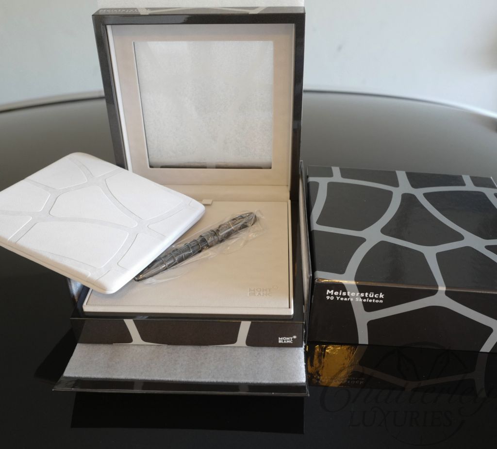 Montblanc Meisterstuck Limited Edition 90 Years Skeleton Fountain Pen - Image 7