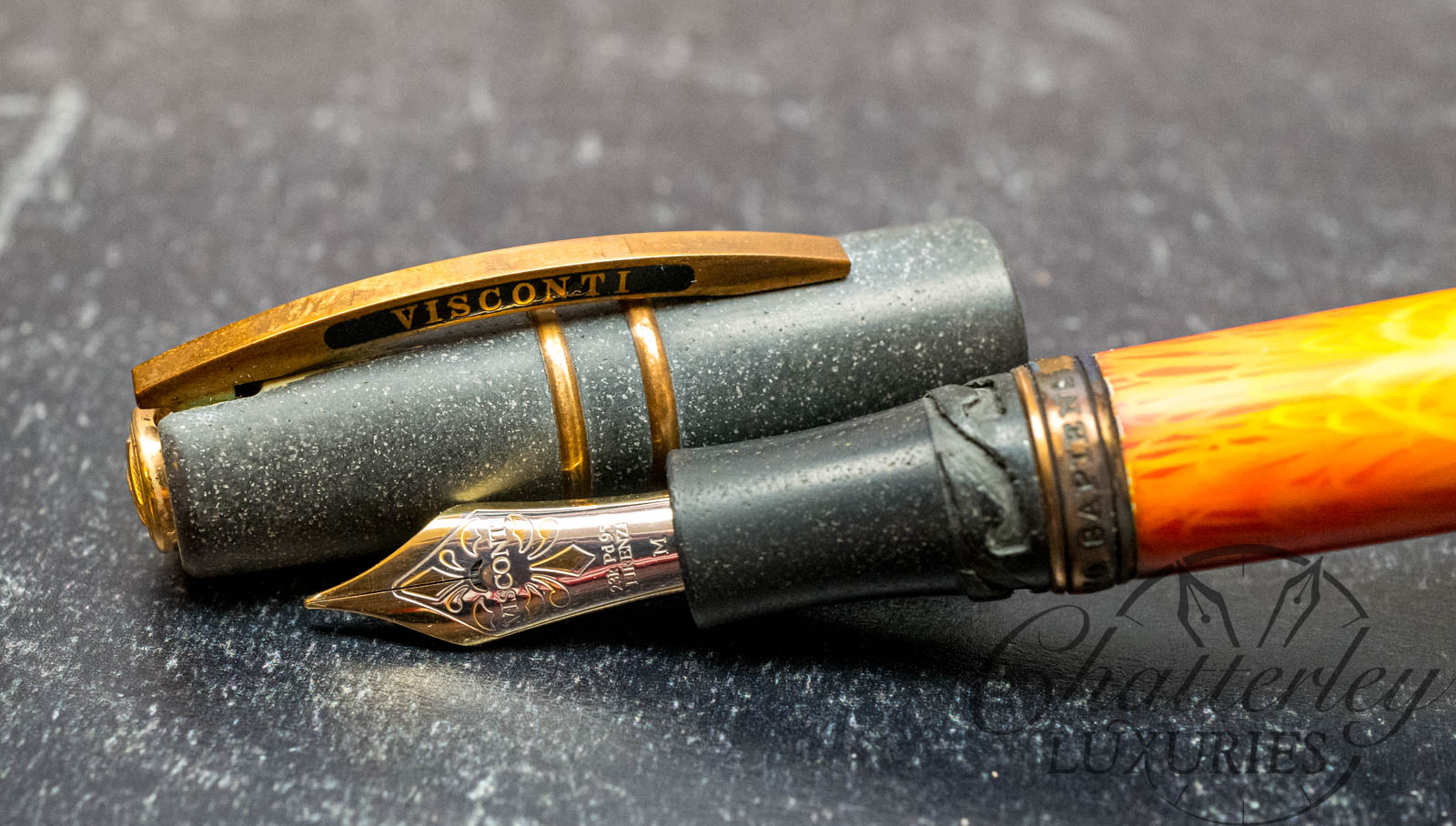 Visconti Homo Sapiens Limited Edition Mazzi Bronze Age Lava Fountain Pen