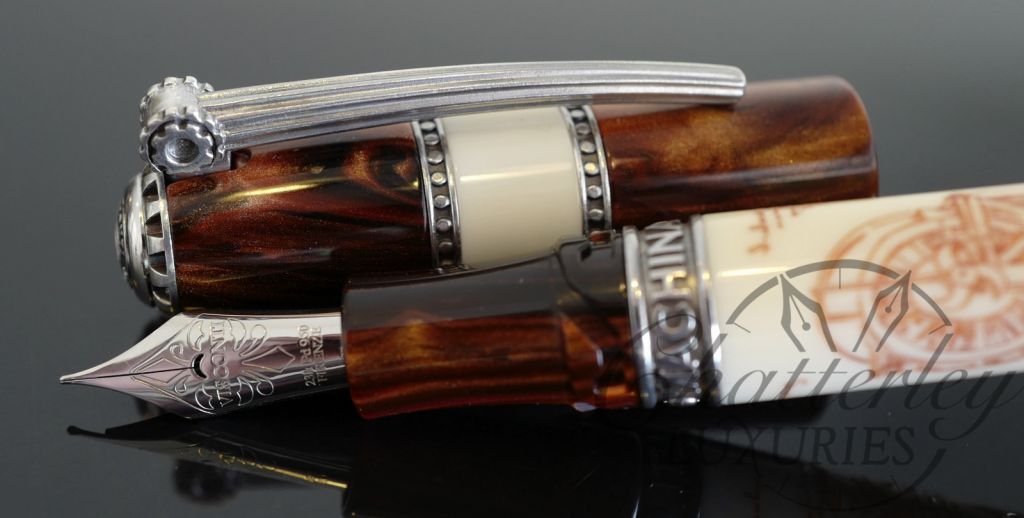 Visconti Leonardo Da Vinci Machina Limited Edition Fountain Pen with Silver Trim