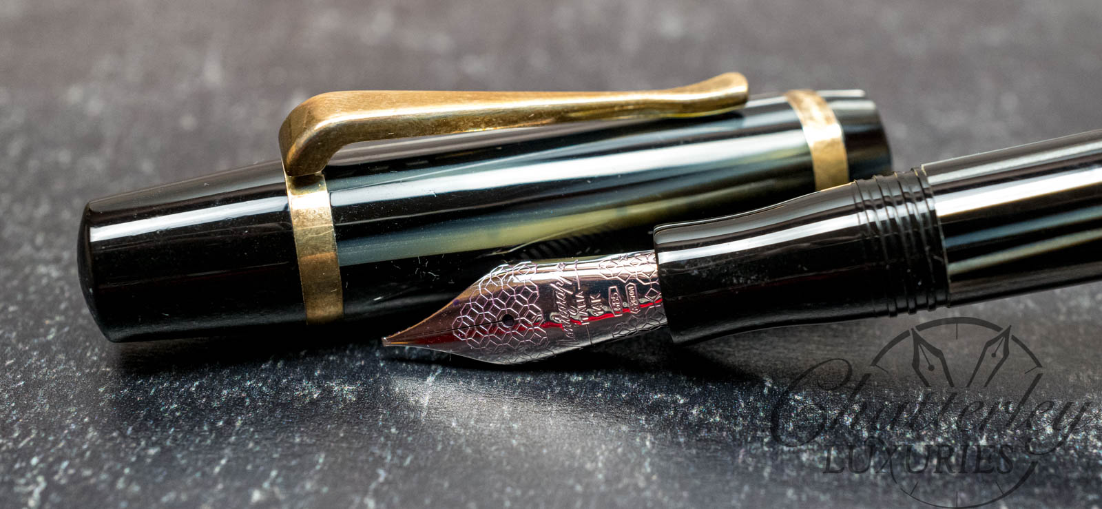 Montegrappa Nazionale Flex Vertical Zebra Limited Edition Fountain Pen