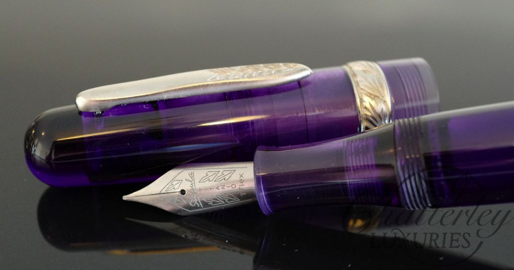Stipula Etruria Limited Edition Purple Rainbow Fountain Pen