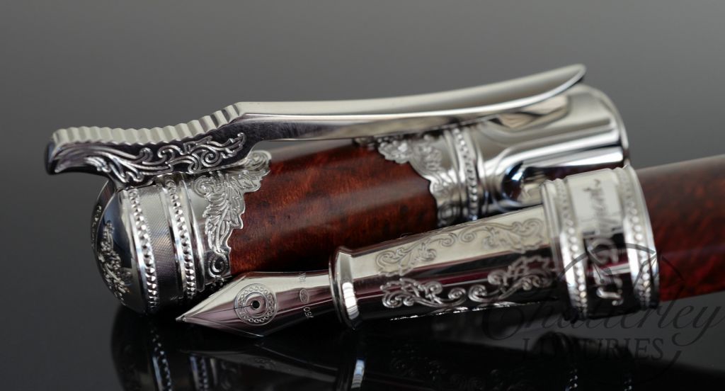 S.T. Dupont Conquest of the Wild West Neoclassic Writing Kit Limited Edition Fountain Pen