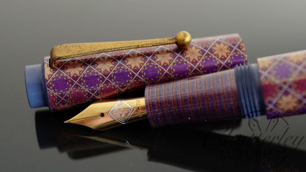 AP Limited Editions "The Apprentice" Sakura Lacquer Art The Mosaics Fountain Pen