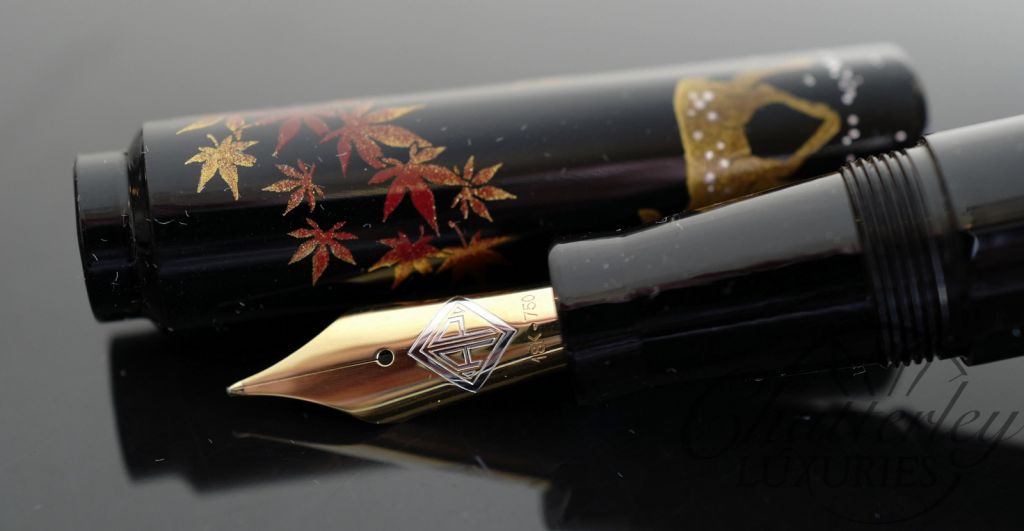 AP Limited Editions "The Apprentice" Sakura Lacquer Art Deer in the Shinto Shrine Fountain Pen 
