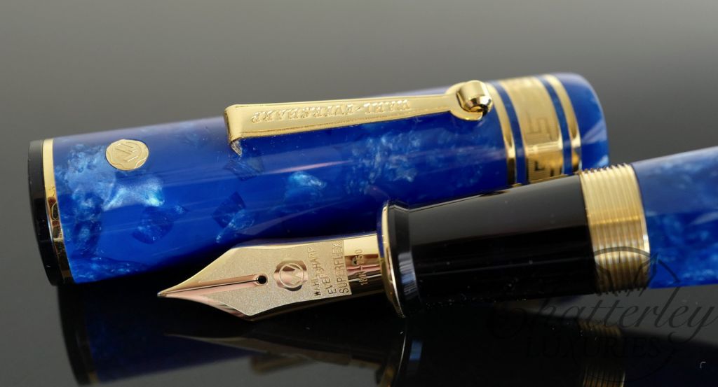 Wahl Eversharp DECOBAND Gold Seal Oversized Collection AMALFI Gold Trim Fountain Pen