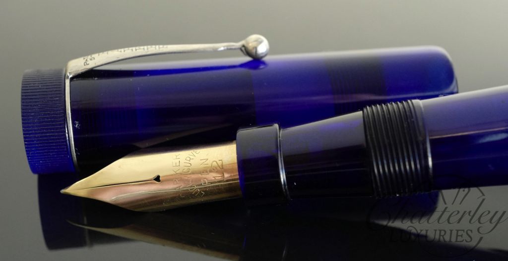 Torelli Parker Giant Blue Fountain Pen with Original Clip and Nib
