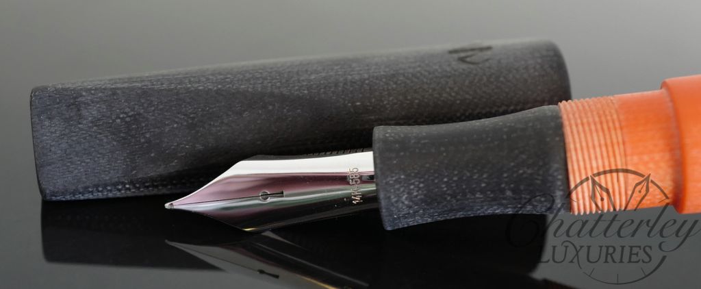 Newton for Chatterley Prospector in G10 Orange/Black Limited Edition Fountain Pen