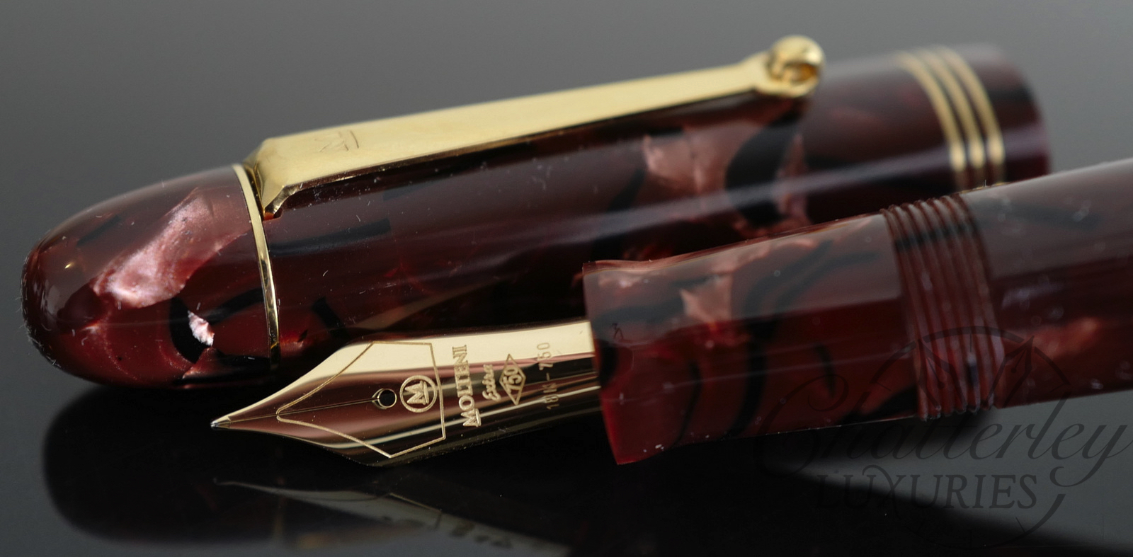 Molteni Pen Company Model 55 Scarlet Red Limited Edition Fountain Pen