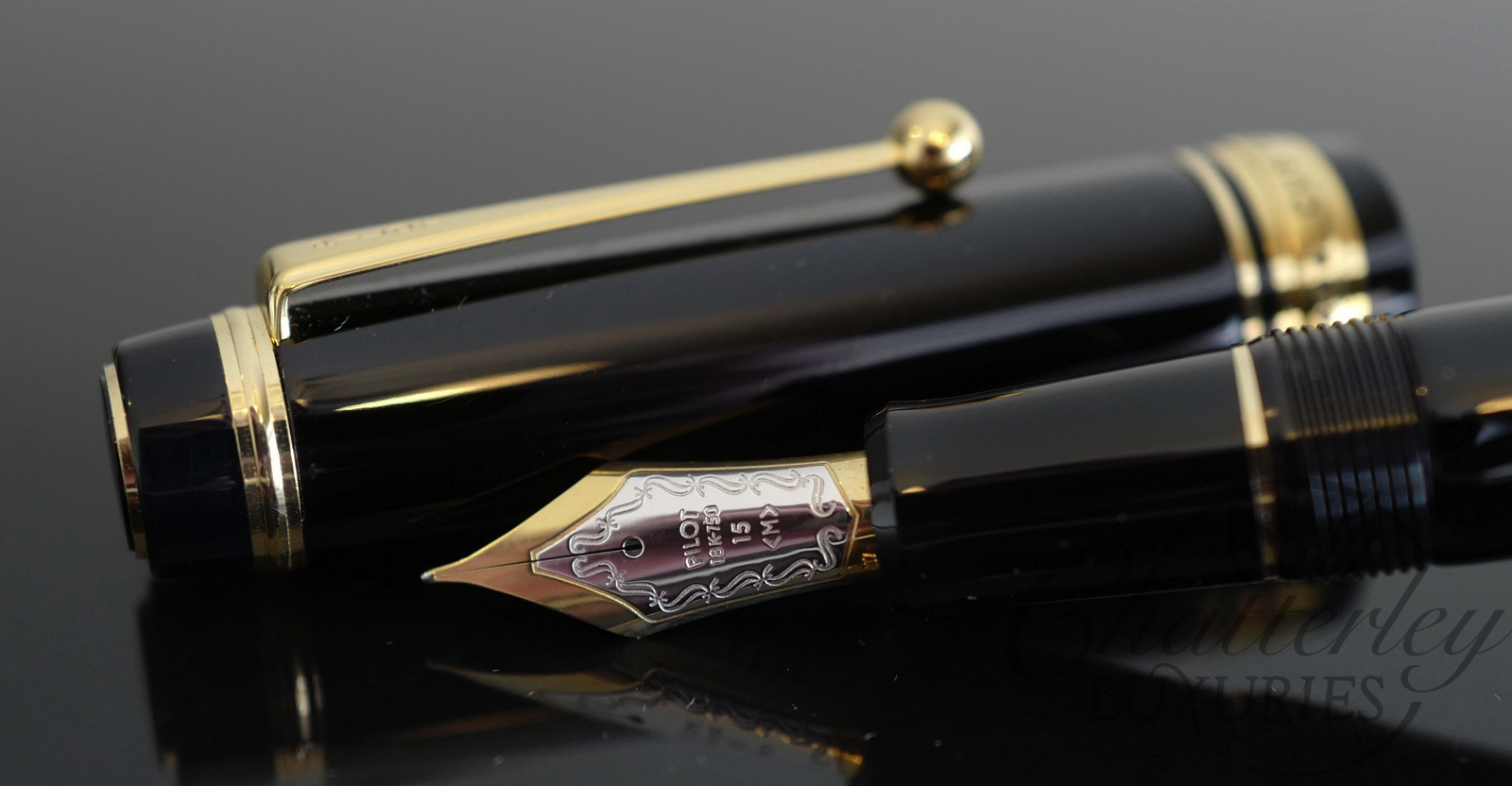 Pilot Custom 845 Black Urushi Fountain Pen